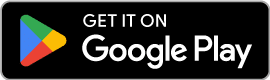 A black rectangle featuring the text "GET IT ON" in white sits above the Google Play logo and name, also in white. The vibrant, right-pointing triangle beckons you to explore Copper Coast self-guided tours at your convenience.